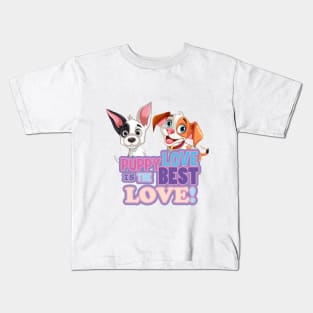 Puppy love Kids T-Shirt